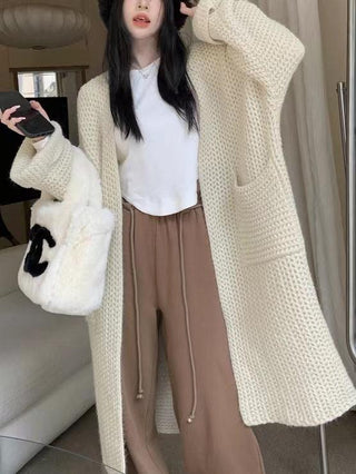 Loose Soft Lazy Long Knitted Cardigan