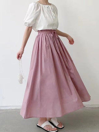 7 Color Flared Pleated Colorful Skirt