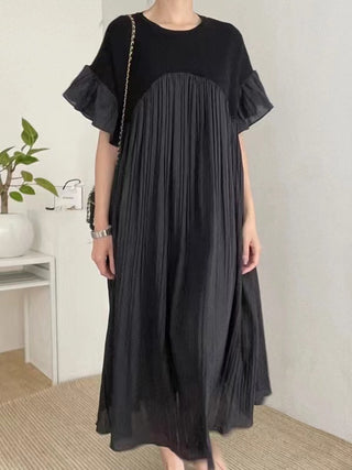 French Casual Split-joint Pleated Dress