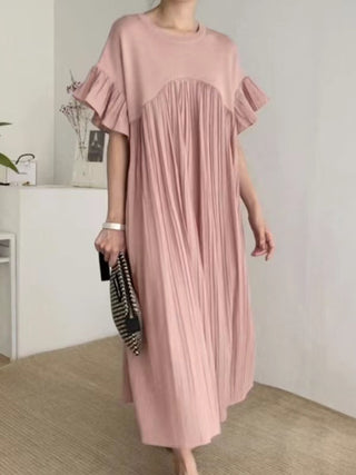 French Casual Split-joint Pleated Dress