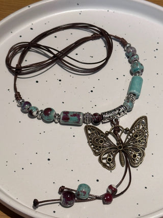 Vintage Butterfly Accessory Necklace