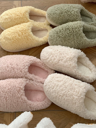 Warm Winter Home Furry Slippers