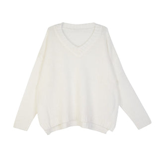 Mohair Loose Thin Hollowed Knit Sweater