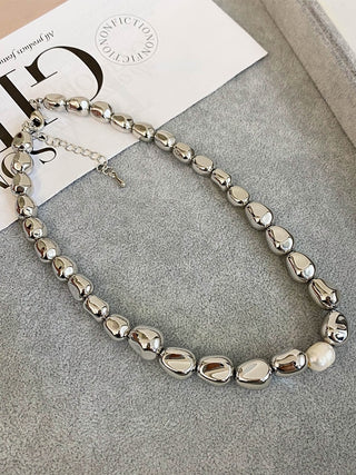 Metal Pearl Fashion Beaded Necklace