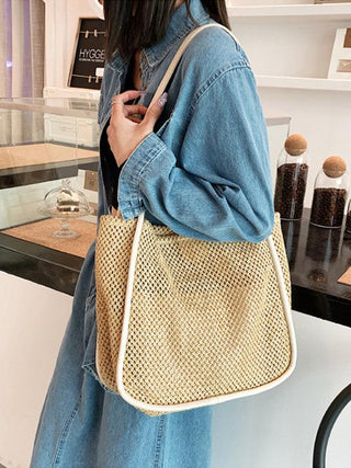 Woven Tote Large Capacity Straw Bag