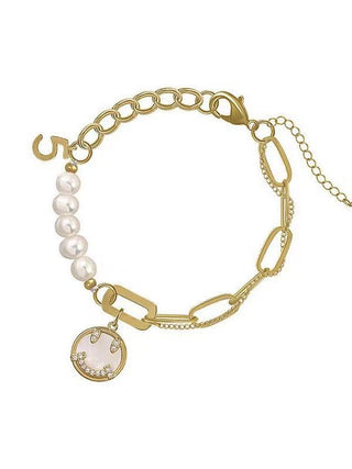 Simple Shell Pearl Bracelet