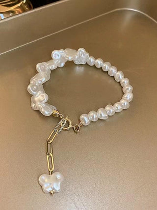 Butterfly Pearl Beaded Bracelet