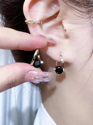 Simple Delicate Zircon Earrings