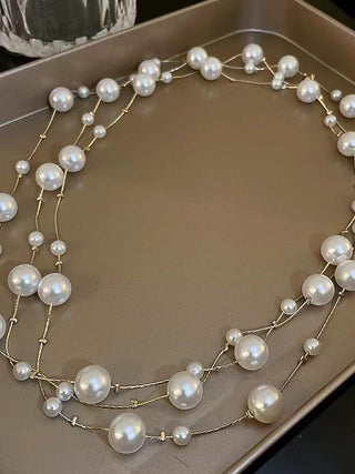 Luxry Long Pearl Necklace