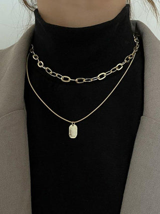 Stylish Punk Multi-Layered Sweater Chain Necklaces Accessories