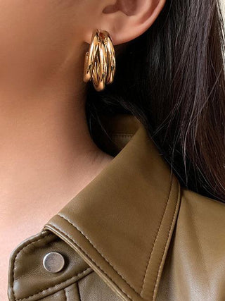 Versatile Minimalist 925 Silver Needle Earrings