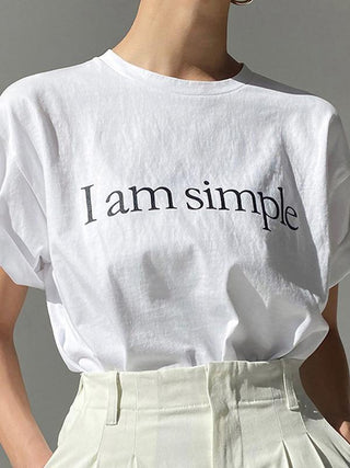 I Am Simple Bottoming T-shirt