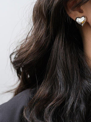 Fashion Simple Lovely Heart Shape Earrings Accessories
