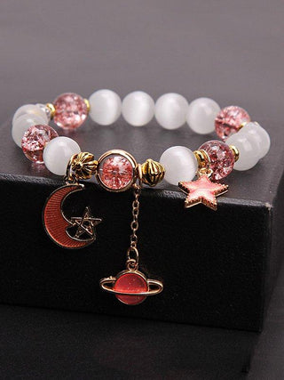 Original Alloy Star&Moon&Planet Beads Bracelet