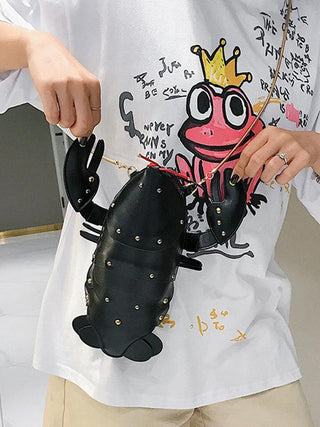 Stylish Cute Crayfish Shape PU Bags
