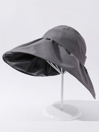 Casual Solid Color Hole Sun-Protection Hat