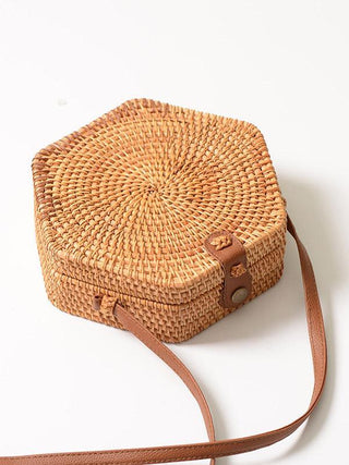 Hexagon Basket Style Bohemia Little Bag