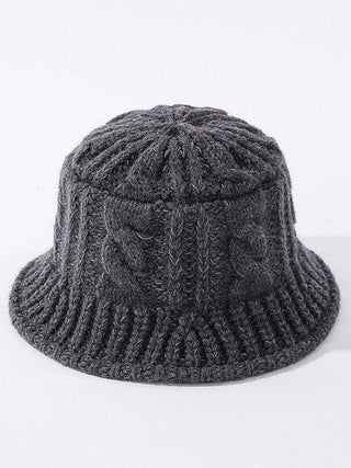Original Solid Knitting Bucket Hat